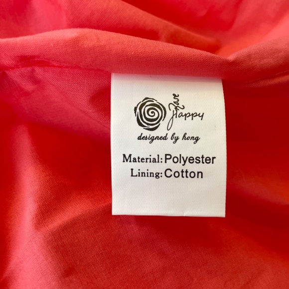 Happy Rose NWT Junior Girls Long Chiffon Coral Party Dress Size 16 - Picture 9 of 9